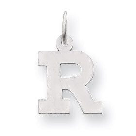 Small Block Initial R Charm 14k White Gold YC665R, MPN: YC665R, 883957973128