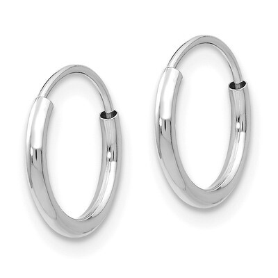 Endless Hoop Earrings - 14k White Gold SE189 by Madi K, MPN: SE189, 886774998206