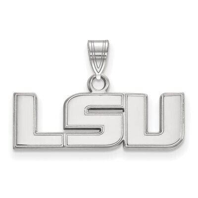 Louisiana State University Small Pendant 10k White Gold 1W002LSU, MPN: 1W002LSU, 886774768304