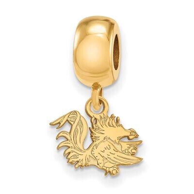University of South Carolina Bead Charm x-Small Dangle Gold-plated Silver GP058USO, MPN: GP058USO, …