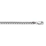 3.6mm Round Box Chain 26 Inch Sterling Silver Antiqued QFC216-26, MPN: QFC216-26,