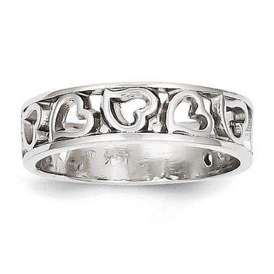 Heart Ring 14k White Gold K651, MPN: K651, 886774101422