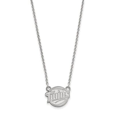 Minnesota Twins Small Pendant with Necklace Sterling Silver SS022TWN-18, MPN: SS022TWN-18, 88677462…