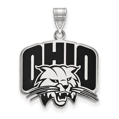 Ohio University Large Enamel Pendant Sterling Silver SS017OU, MPN: SS017OU, 886774694153