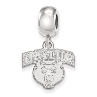 Baylor University Bead Charm Small Dangle Sterling Silver SS035BU, MPN: SS035BU, 886774678887