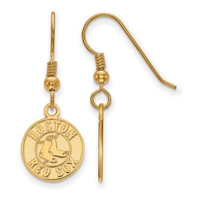 Boston Red Sox Small Dangle Earring Wire Gold-plated Silver GP007RSO, MPN: GP007RSO, 886774905747