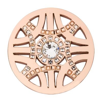 Nikki Lissoni Royal Chic with Swarovski Crystals Rose Gold-plated 33mm. Coin C1650RGM, MPN: C1650RG…