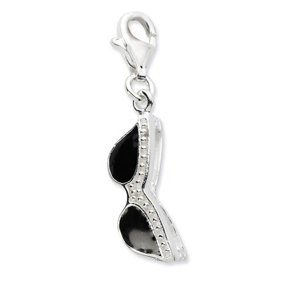 Click-on Enamel Sunglass Charm Sterling Silver QCC610, MPN: QCC610, 886774073989