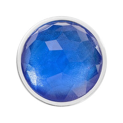 Nikki Lissoni Faceted Sky Blue Optical Glass Silver-Plated 23mm Coin C1543SS, MPN: C1543SS, 8718819…