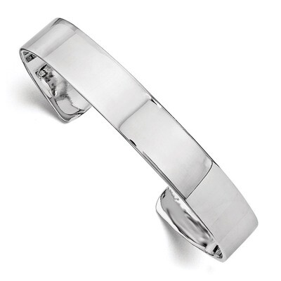 Cuff Child&#39;S Bangle Sterling Silver Rhodium-plated Polished QB874, MPN: QB874, 191101389214