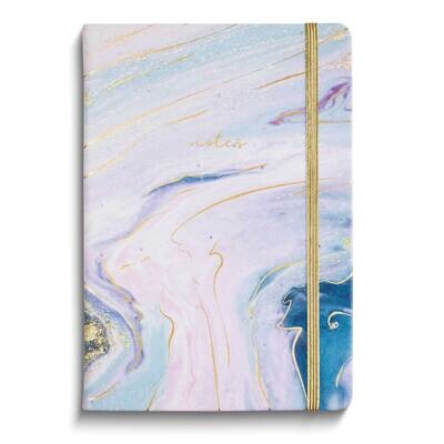 Cosmos NOTES Blue and Gold Foil Marble 6x8 Inch 256-Page Journal GM24452, MPN: GM24452, 826635247173
