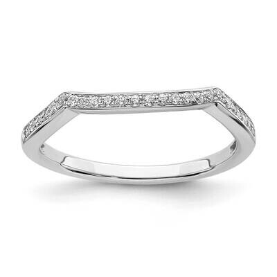 Contoured Diamond Band 14k White Gold RM6452B-012-WAA, MPN: RM6452B-012-WAA,