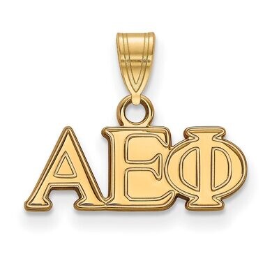 Alpha Epsilon Phi Small Pendant Gold-plated Silver GP002AEP, MPN: GP002AEP, 191101097911