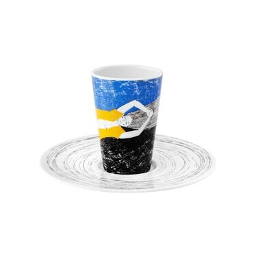 Vista Alegre Escape Goat Espresso Cup And Saucer Vii 21137602, MPN: 21137602, 5605414073012