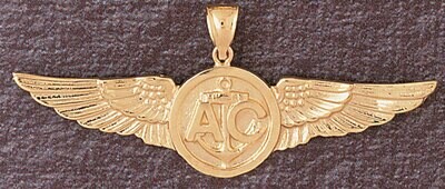 Dazzlers Jewelry Us Marine Sign Pendant Necklace Charm Bracelet in Yellow, White or Rose Gold 4653,…