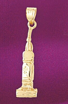 Dazzlers Jewelry Vacuum Cleaner Pendant Necklace Charm Bracelet in Yellow, White or Rose Gold 6611,…