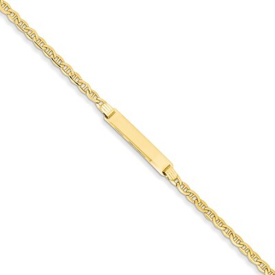 ID Bracelet 7 Inch 14k Gold DCID105-7, MPN: DCID105-7, 886774989938