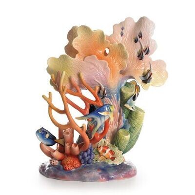 Franz Porcelain By The Sea Large Vase (Limited Edition 2,000) FZ01523, MPN: FZ01523,