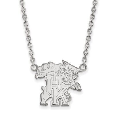 University of Kentucky Large Pendant with Necklace Sterling Silver SS057UK-18, MPN: SS057UK-18, 886…