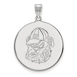 University of Georgia x-Large Disc Pendant 14k White Gold 4W080UGA, MPN: 4W080UGA, 886774854892