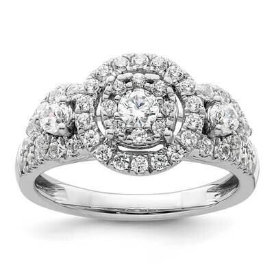 Si1/Si2, G H I, Cluster Ring 14k Gold Lab Grown Diamond RM8827E-100-WLG, MPN: RM8827E-100-WLG, 8839…