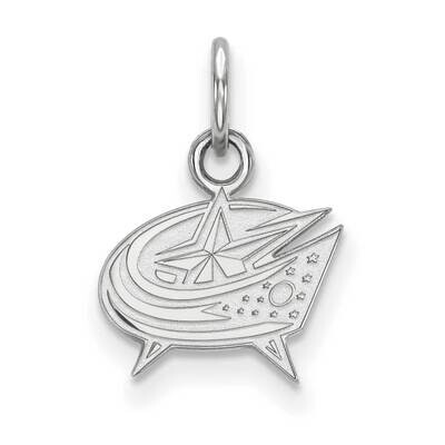 Columbus Blue Jackets Extra-Small Pendant Sterling Silver Rhodium-plated SS017BJA, MPN: SS017BJA, 1…