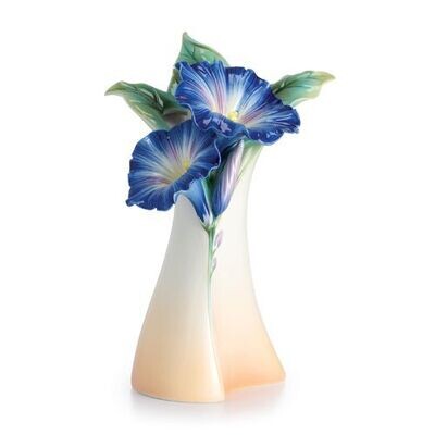 Franz Porcelain Morning Glory Flower Mid Size Vase FZ02488, MPN: FZ02488, 810524017480