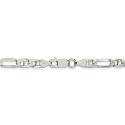 26 Inch 5.5mm Figaro Anchor Chain Sterling Silver QAF150-26, MPN: QAF150-26, 883957939391