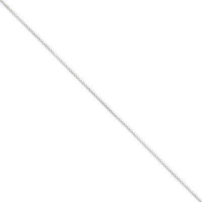 18 Inch .7mm 4 Sided Diamond-cut Mirror Box Chain Sterling Silver QPE34-18, MPN: QPE34-18, 88395721…