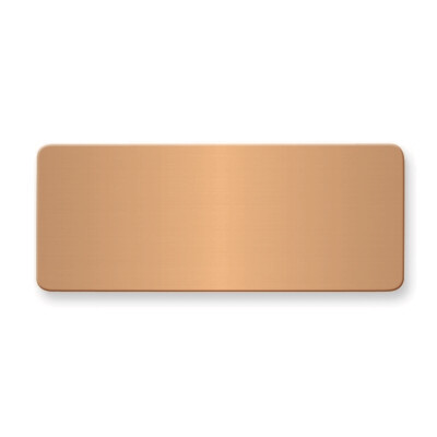 1 X 2 1/2 Copper Alum Plates-Sets of 6  GL6676-CA, MPN: GL6676-CA,