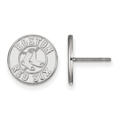 Boston Red Sox Small Post Earring 10k White Gold 1W009RSO, MPN: 1W009RSO, 886774777740