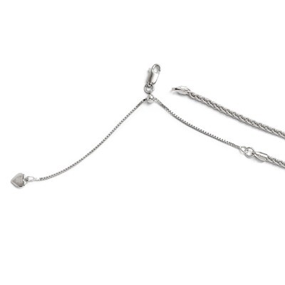 Leslie&#39;s Adjustable Spiga Chain 30 Inch - Sterling Silver HB-FC33-30, MPN: FC33-30, 886774542027