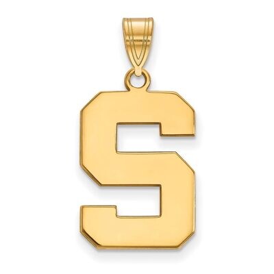 Michigan State University Large Pendant Gold-plated Silver GP004MIS, MPN: GP004MIS, 886774898483