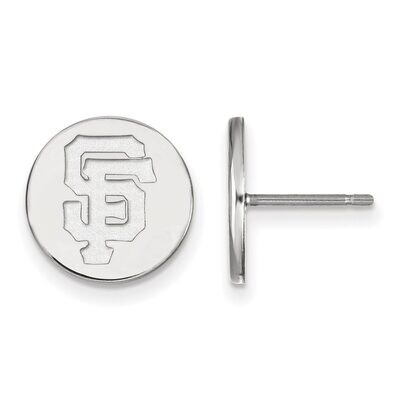 San Francisco Giants Small Disc Earring Sterling Silver SS044GIT, MPN: SS044GIT, 886774630847