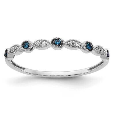Blue/White Diamond Ring 14k White Gold RM5625-BD-006-WA, MPN: RM5625-BD-006-WA, 883957312668