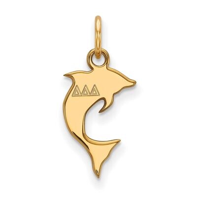 Delta Delta Delta Extra Small Pendant Gold-plated Silver GP034DDD, MPN: GP034DDD, 886774936468