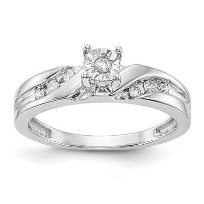 Complete Diamond Trio Engagement Ring 14k White Gold RM3166E-013-WAA, MPN: RM3166E-013-WAA,