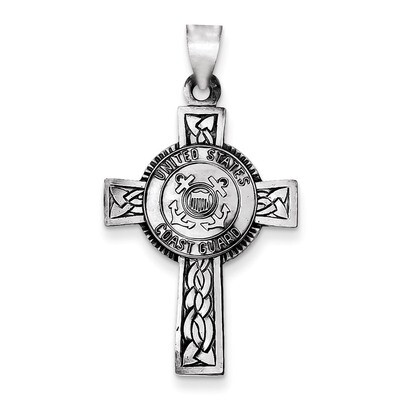 US Coast Guard Cross Pendant Sterling Silver QC4407, MPN: QC4407, 191101182099