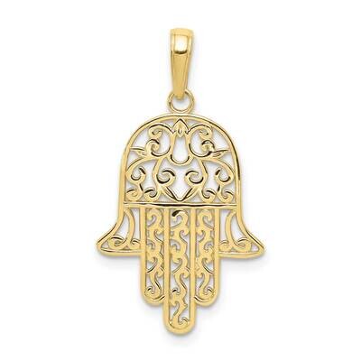 Chamseh Pendant 10k Gold 10D3808, MPN: 10D3808,