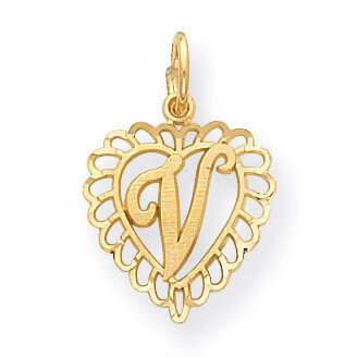 Initial V Charm 14k Gold C568V, MPN: C568V, 886774091143