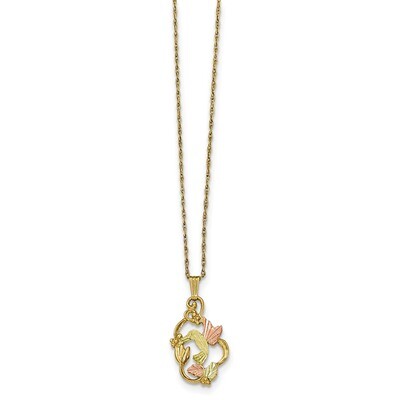 18 Inch Black Hills Gold Necklace 10k Tri-color 10BH656-18, MPN: 10BH656-18, 31902705090