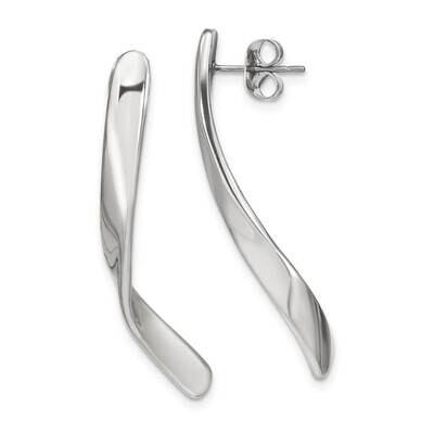 Post Earrings Stainless Steel Polished SRE1415, MPN: SRE1415, 191101866180