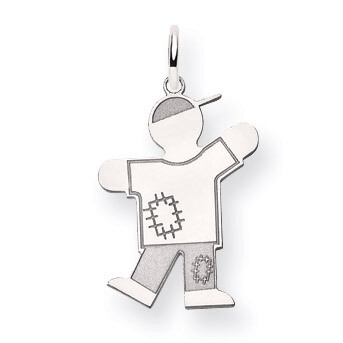 Kid Charm 14k White Gold XK1118W, MPN: XK1118W, 883957446042