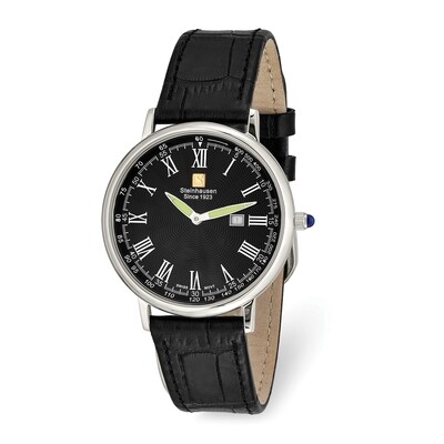 Steinhausen Altdorf Stainless Steel Black Dial Black Strap Watch  XWA5803, MPN: XWA5803, 8496890261…