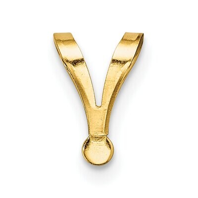 Rabbit Ear Style with Pad Bail 14k Yellow Gold YG1552, MPN: YG1552,