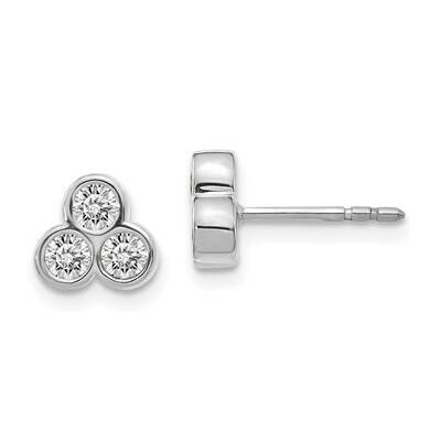 Earrings 14k White Gold Diamond EM4179-050-WA, MPN: EM4179-050-WA, 883957262253