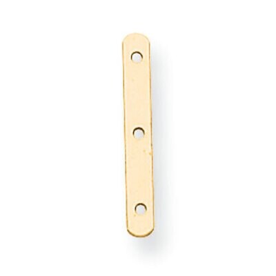 3-Strand 7mm Pearl Spacer 14k Yellow Gold YG2407, MPN: YG2407,