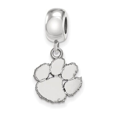 Clemson University Bead Charm Small Dangle Sterling Silver SS036CU, MPN: SS036CU, 886774680224