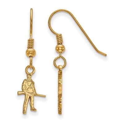 West Virginia University x-Small Dangle Earring Wire Gold-plated Silver GP047WVU, MPN: GP047WVU, 88…