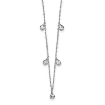 5-Station Diamond 18In Necklace 14k White Gold PM8566-038-WA, MPN: PM8566-038-WA, 883957763835
